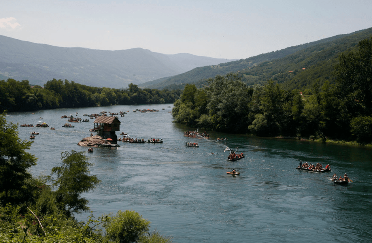 Serbia’s Western Drina River Valley and Rafting in Bajina Bašta