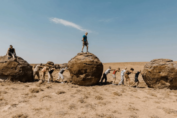 Hiking the Otherworldly Valley of Balls in Mangystau